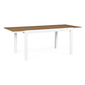 Raztegljiva vrtna miza ELIAS 140-200X90 bela SJ60 - 0662823