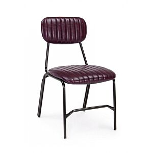 BIZZOTTO Jedilni stol DEBBIE bordo VINTAGE