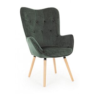 BIZZOTTO FOTELJ JULIET VELVET VERDE BOSCO