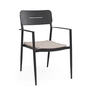 Vrtna stolica NEBULA antracit YK13 - slagajući