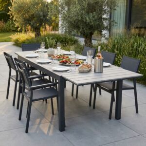 RAZTEGLJIVA VRTNA JEDILNA MIZA PENTAL 180-240 x 100 h75 - ANTR