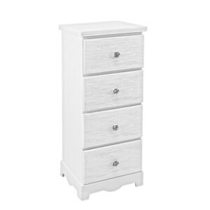 BIZZOTTO komoda s 4 predali BLANC S