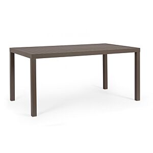 BIZZOTTO Vrtna jedilna miza HILDE 150X80 coffee YK14
