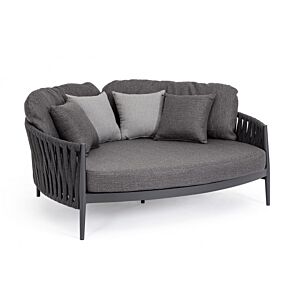 Ležaljka s jastucima JACINTA antracit WG21