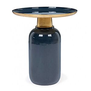 Klub stolić za kavu NALIMA plavi D40.5