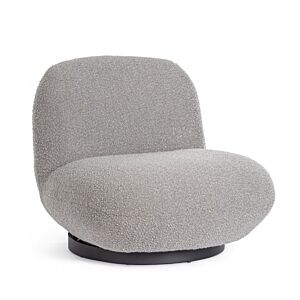 BIZZOTTO VRTLJIV FOTELJ MARGOT SIV BOUCLÉ