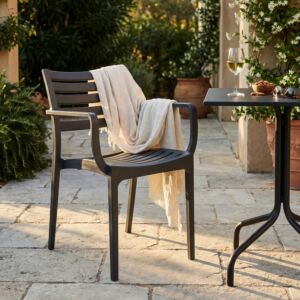 Vrtni stol EVELINE taupe – HF807214-TAUP