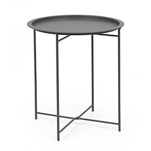 Vrtni stolić s pladnjem AUSTIN – antracit D46