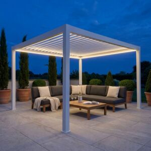BIOKLIMATSKA PERGOLA 4X4 MOTORIZIRANA Z LED