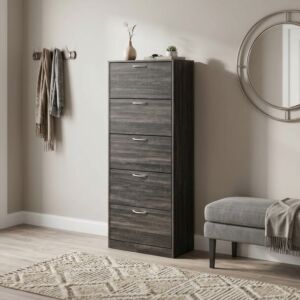 Omarica za čevlje SUSIE temno siva