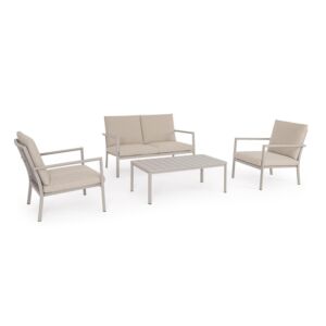 BIZZOTTO vrtna garnitura z blazinami SET4 KONNOR rastin