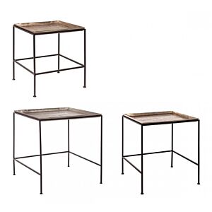 BIZZOTTO SET3 kvadratne mizice AMIRA QU