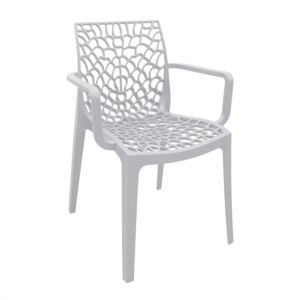 Vrtna stolica DARLENE bijela - slagajuća