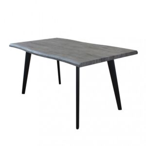 Jedilna miza DALBERT – antracit, videz lesa 160×90 - MO807181