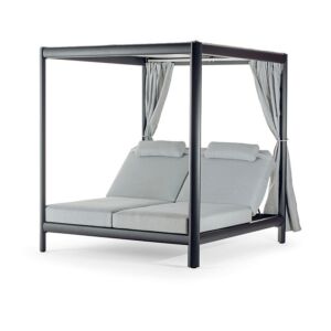 Vrtni ležalnik Doha Daybed z baldahinom za dve osebi
