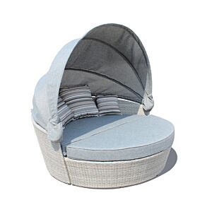 Ležaljka - baldahin BRASILE s jastucima WI-806883-GREY