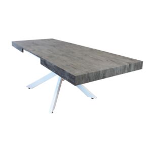 RAZTEGLJIVA MIZA DARREN ANTRACIT UČINEK LESA 160/240 X 90