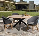 Okrugli vrtni stol PALMDALE 160 carbon RT02