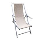 LEŽALJKA ZA PLAŽU OD TEKSTILA S NASLONIMA ZA RUKE