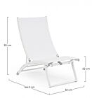 LOUNGE FOTELJA RECL. TAYLOR WHITE