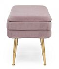 Klupa sa prostorom za odlaganje PAVLINA MAUVE 