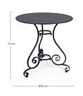 Vrtni stol ETIENNE antracit D70