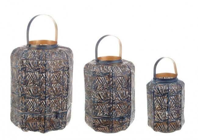 SET3 LAMPA KAYLIE BOMB PLAVO-ZLATNA