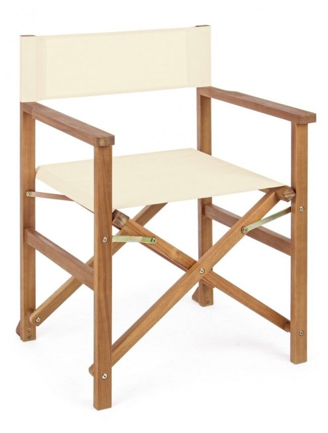 Režiserski stol NOEMI v bež barvi