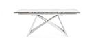 Raztegljiva miza ALIISA 180-260X90 bela