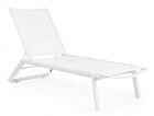 Ležaljka CRUISE s kotačima bijela GK50