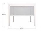 ROLETE PERGOLA OCEAN STRANA 3M BIJELE