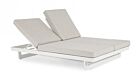 Dupla ležaljka INFINITY u bijeloj boji WG20