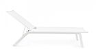 Ležaljka CRUISE s kotačima bijela GK50