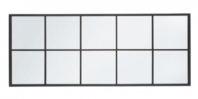 OGLEDALO S OKVIROM WINDOW NUCLEOS CRNO 125X50