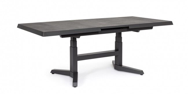 Raztegljiva vrtna miza ROBERT 143/183X88 antracit JX55 z regulacijo višine