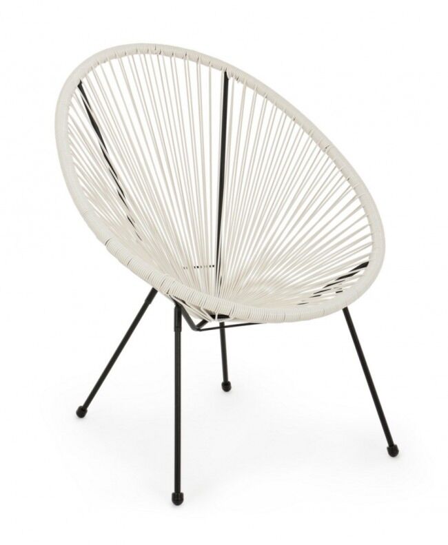 Vrtna fotelja PARKER bijela