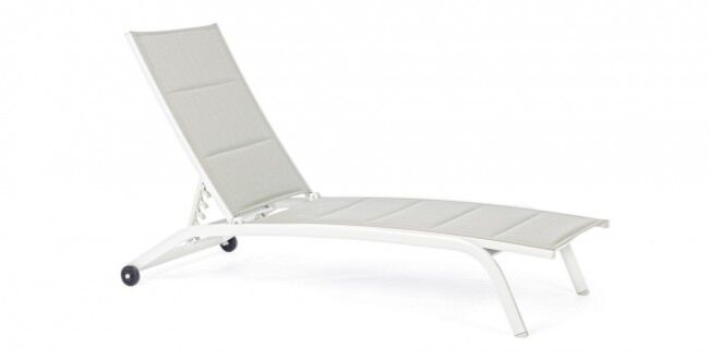Ležaljka s kotačima CLEOPAS bijela ZH10 - 0663140
