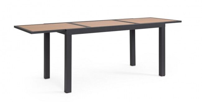 Raztegljiva vrtna miza HILIJA 140-210X77 antracit LH32