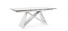 Raztegljiva miza ALIISA 180-260X90 bela