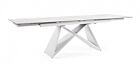 Raztegljiva miza ALIISA 180-260X90 bela