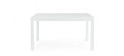 Raztegljiva miza CLIV – bela (aluminij), 135/270×90