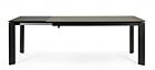 Raztegljiva miza BRIVA sivo-črna 160-220X90