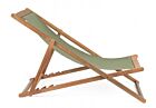 Drvena sklopiva ležaljka RELAX NOEMI zelena mahovina