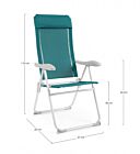 Sklopiva vrtna fotelja CAYO s visokim naslonom u Ottanio boji