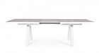Raztegljiva miza KRION 205-265X103 bela JX11