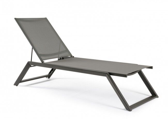 Ležaljka KAYLAN s kotačima u antracit boji CX23