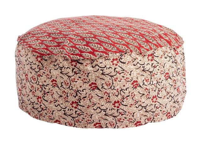 LORIENT CRVENI POUF C-LIST-CVIJET D65X25