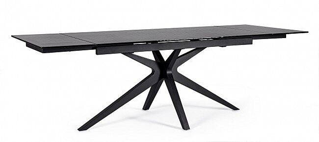 Stol na razvlačenje AIRA 160-240X90 crni 