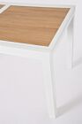 Raztegljiva vrtna miza HILIJA 140-210X77 bela LD30