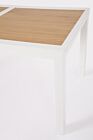 Produživi vrtni stol HILIJA 160–240x90 bijela LD30